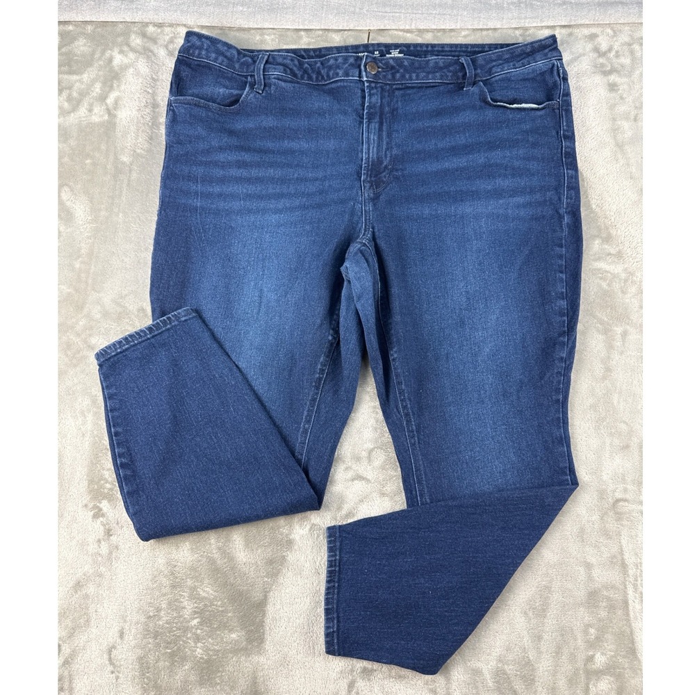 Old Navy Jeans Womens 22 Short Wow Super-Skinny Blue High-Rise EUC